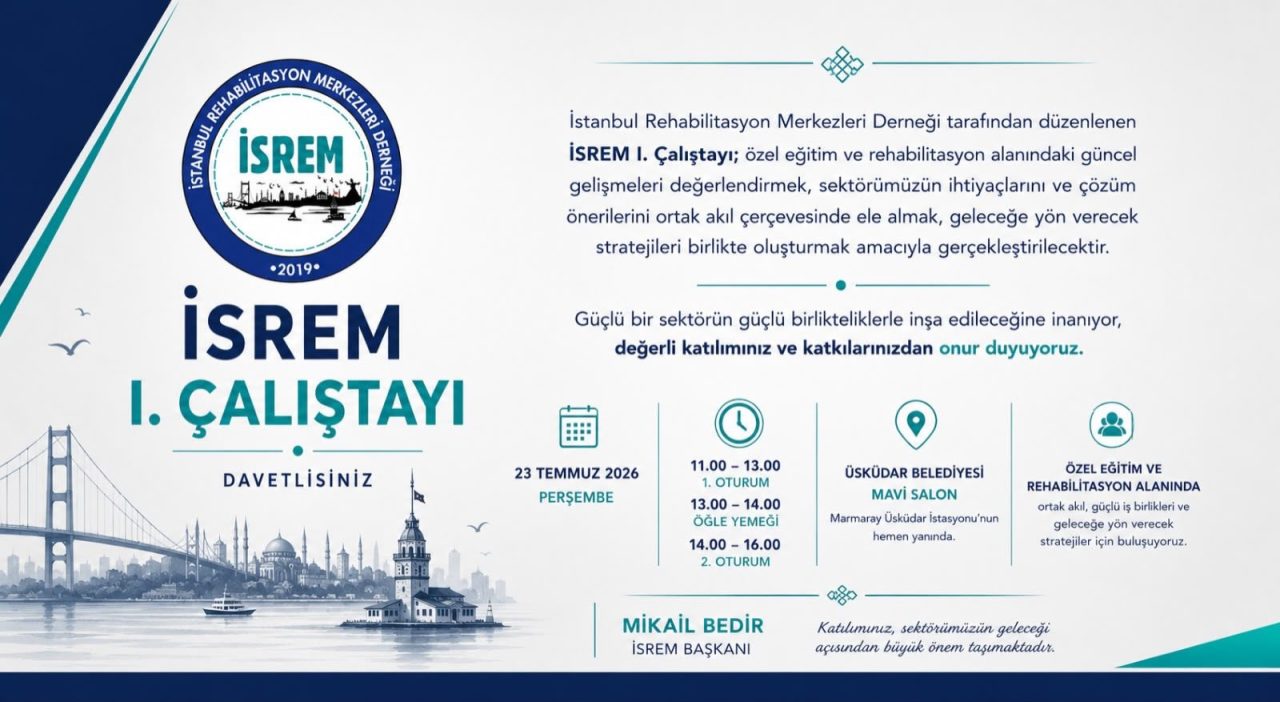 📌 **İSREM I. ÇALIŞTAYI’NDA BULUŞUYORUZ!**